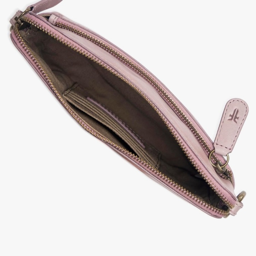 Nwt. Frye Olivia crossbody wallet orchid - Picture 4 of 9